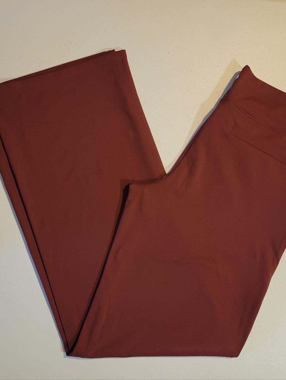 G4free, Women's Wide-Leg Pants in Rust, L
